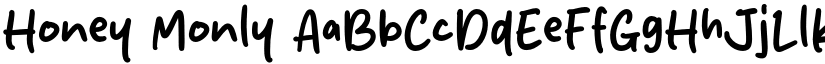 Honey Monly font