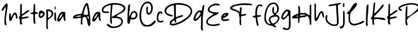 Inktopia font