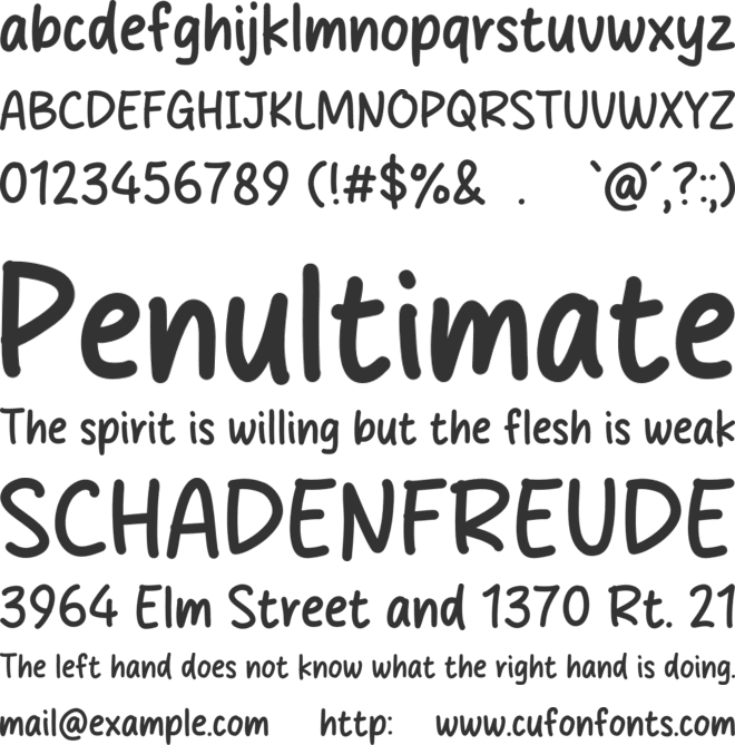 Rise Jeans font preview