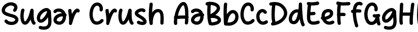Sugar Crush font