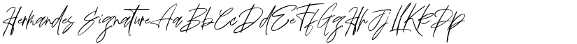 Hermandes Signature font