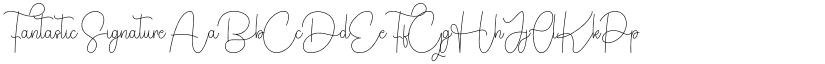 Fantastic Signature font