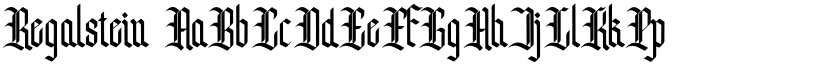 Regalstein font