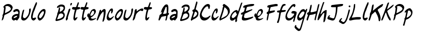 Paulo Bittencourt font