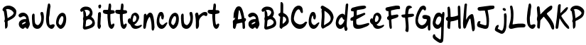 Paulo Bittencourt font