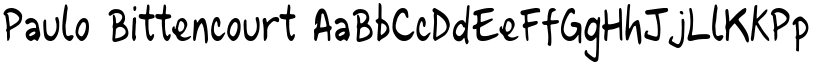 Paulo Bittencourt font