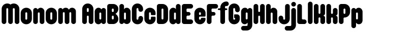 Monom font