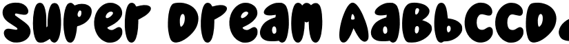 Super Dream font