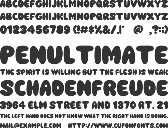 Picky Girls font preview