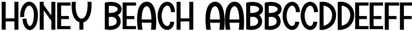 Honey Beach font