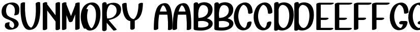 Sunmory font