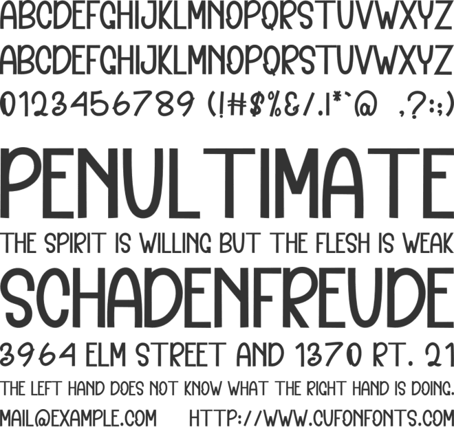 Summer Farmer font preview