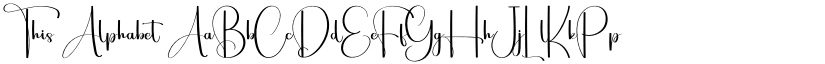 This Alphabet font