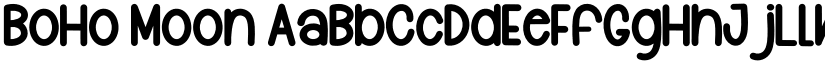 BoHo Moon font