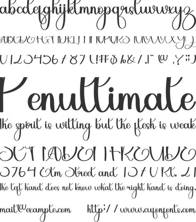 Baby Shine font preview