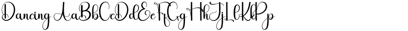 Dancing font
