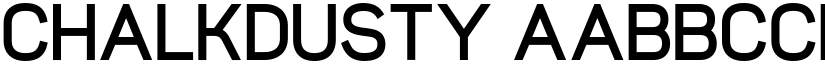 Chalkdusty font