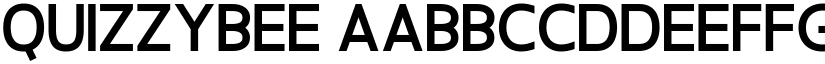 Quizzybee font