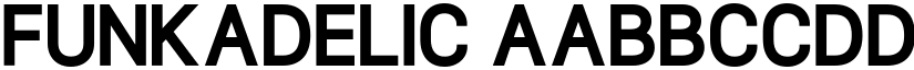 Funkadelic font