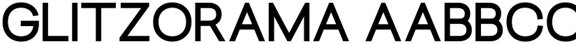Glitzorama font