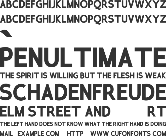 Ligaturely font preview