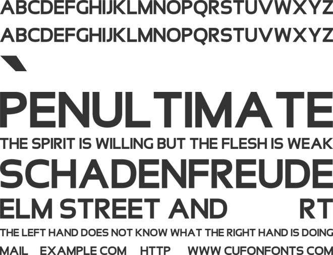 Underlinea font preview
