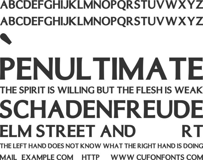 Moduluxe font preview