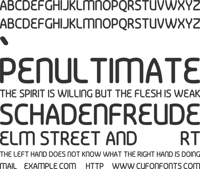 Vintagica font preview