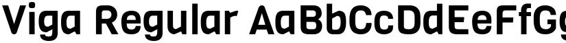 Viga Regular font