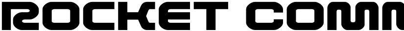 Rocket Command Expanded font