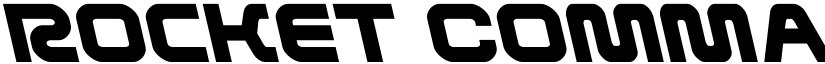 Rocket Command Leftalic font