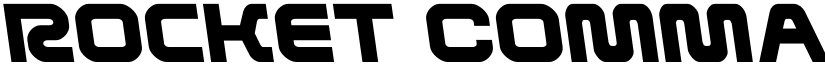 Rocket Command Semi-Leftalic font