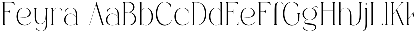Feyra font