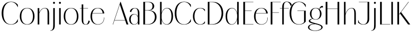 Conjiote font