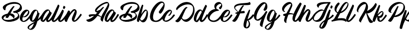 Begalin font