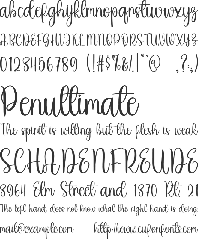 Best Beach font preview