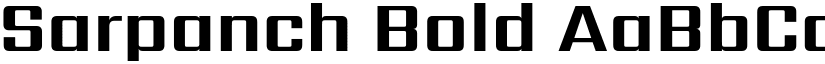 Sarpanch Bold font