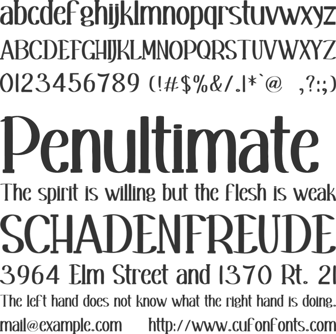 Retro Fonts font preview