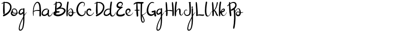 Dog font