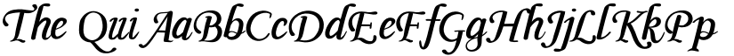 The Qui font
