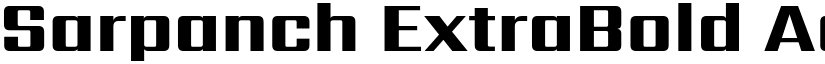 Sarpanch ExtraBold font