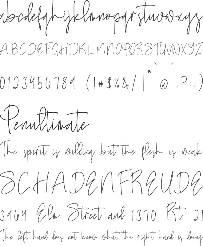 Sugar Puff font preview