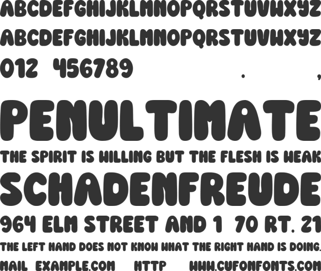 Sigma Boy font preview