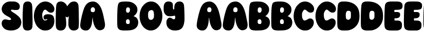 Sigma Boy font