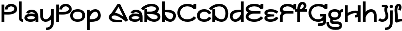 PlayPop font