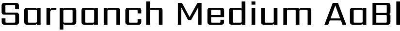 Sarpanch Medium font