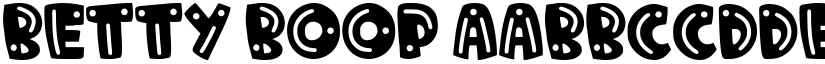 Betty Boop font