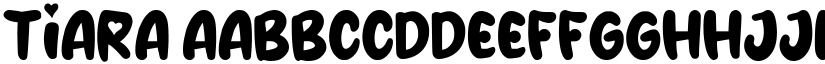 Tiara font