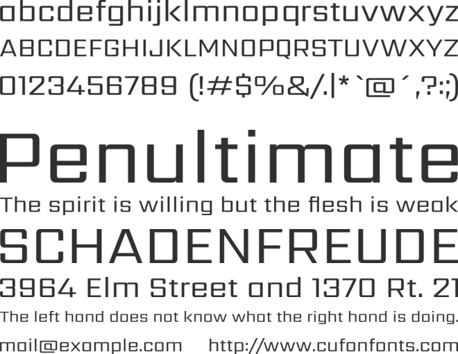 Sarpanch font preview