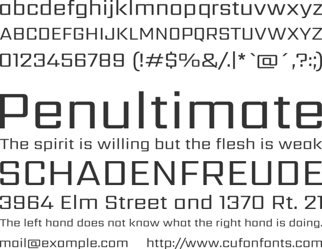 Sarpanch font preview